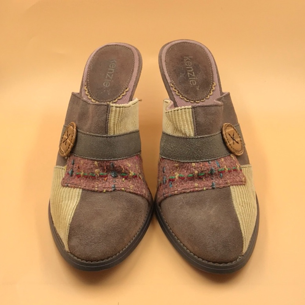 Kenzie Patchwork Mules *Good Condition* - image 1